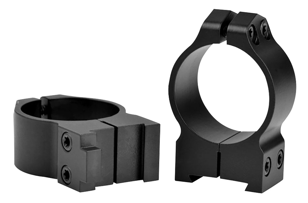 Warne 14BM Maxima 30mm Medium Matte Black Steel Scope Rings Dovetail Fits CZ 550