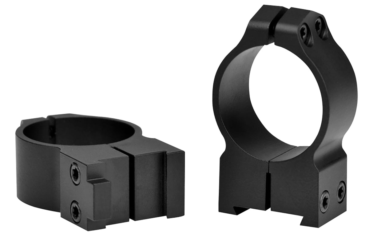 Warne 15BM CZ 550 Maxima 30mm High Matte Black Steel Scope Rings Dovetail 0 MOA