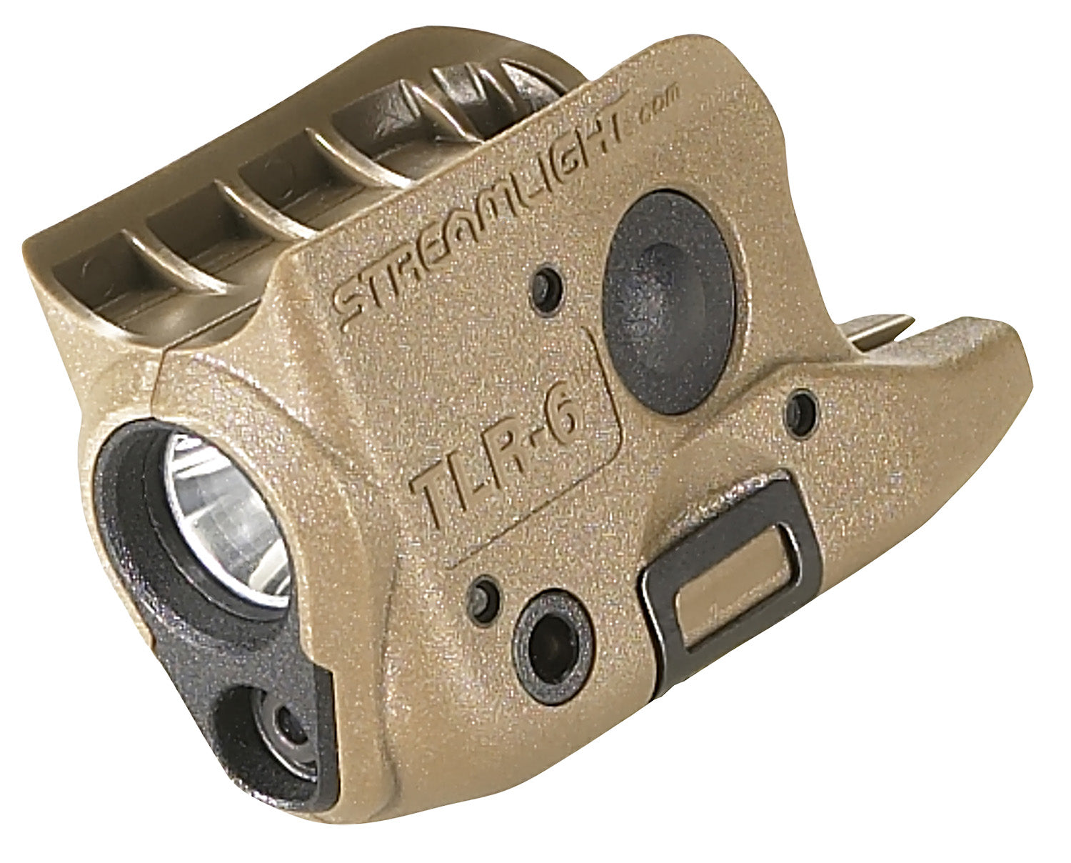 Streamlight 69278 TLR-6 Compact Weapon Light FDE LED/Red Laser 100 Lumens Glock 42/43/43X/48
