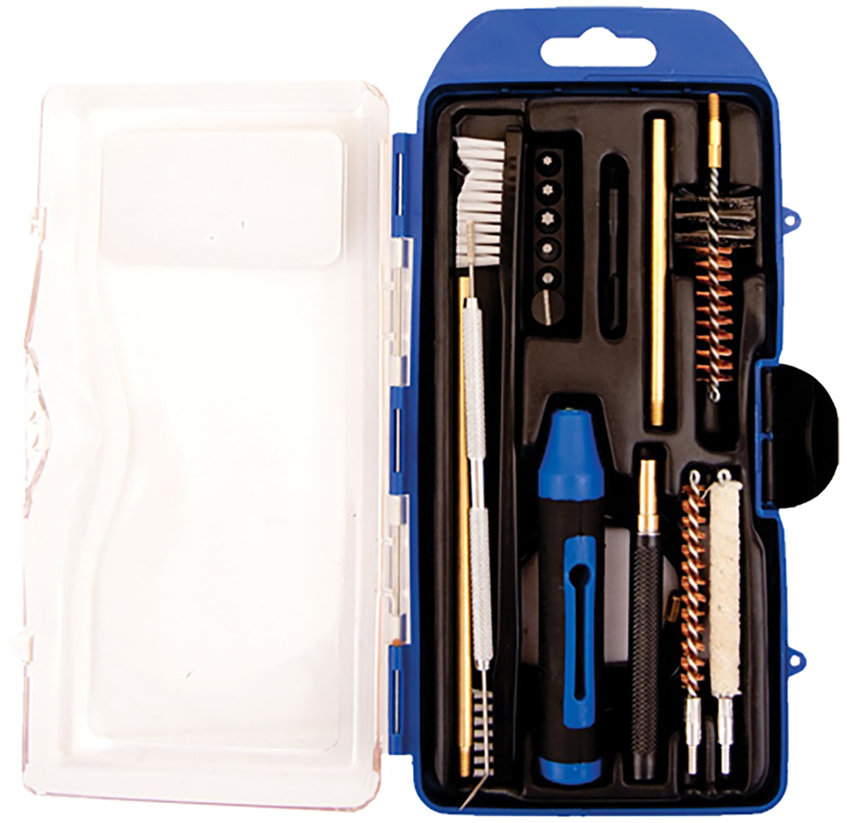 DAC GunMaster AR-15 .223/5.56 Multi-Caliber Rifle Cleaning Kit 17 Pieces Blue/Black