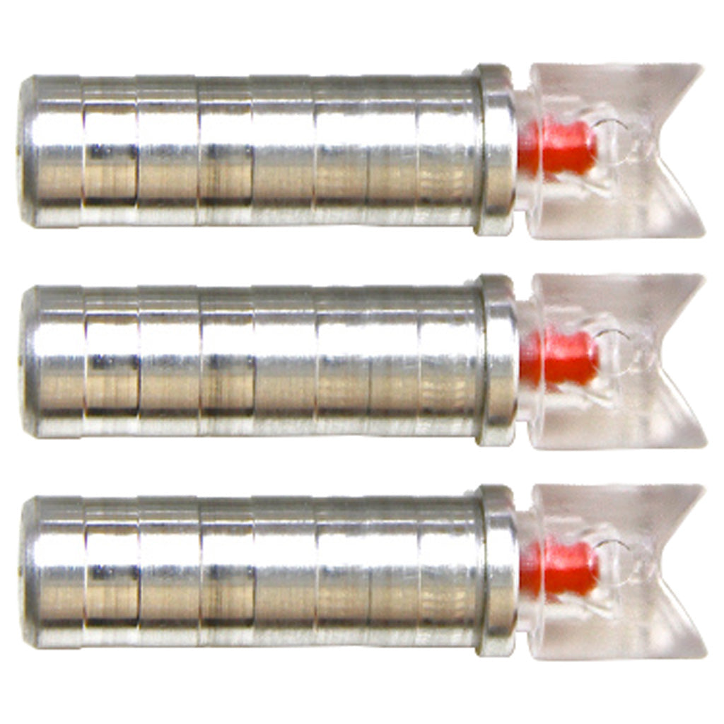 NuFletch Ignitor .285 X Bolt Moon Crossbow Nocks Red LED 3 pk
