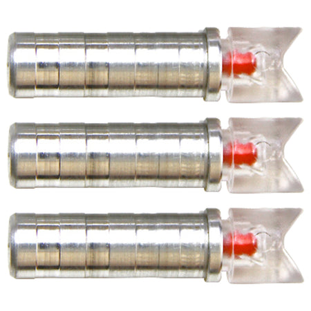 NuFletch Ignitor .285 X Bolt Moon Crossbow Nocks Red LED 3 pk
