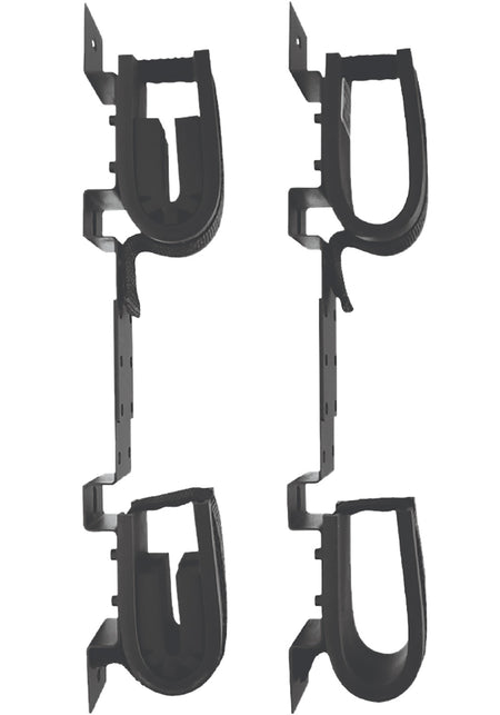 Rugged Gear 10065 Powder-Coated Steel Double Hook Mount for 2 Long Guns