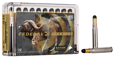 Federal 9.3x62mm Mauser Premium Safari Cape-Shok 286 grain Woodleigh Hydro Solid ammunition