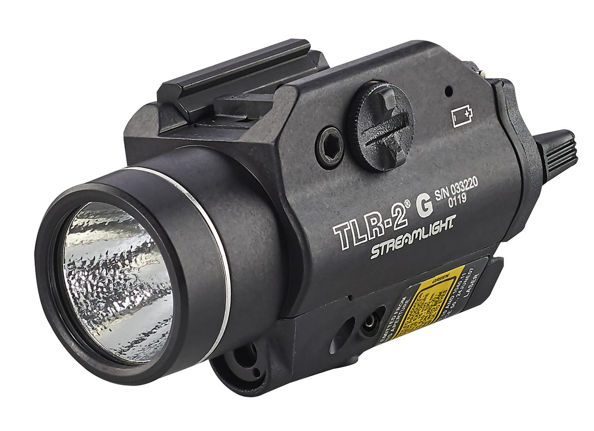 Streamlight 69250 TLR-2 G Rail-Mount Gun Light Black 300 Lumen LED Integrated Green Laser