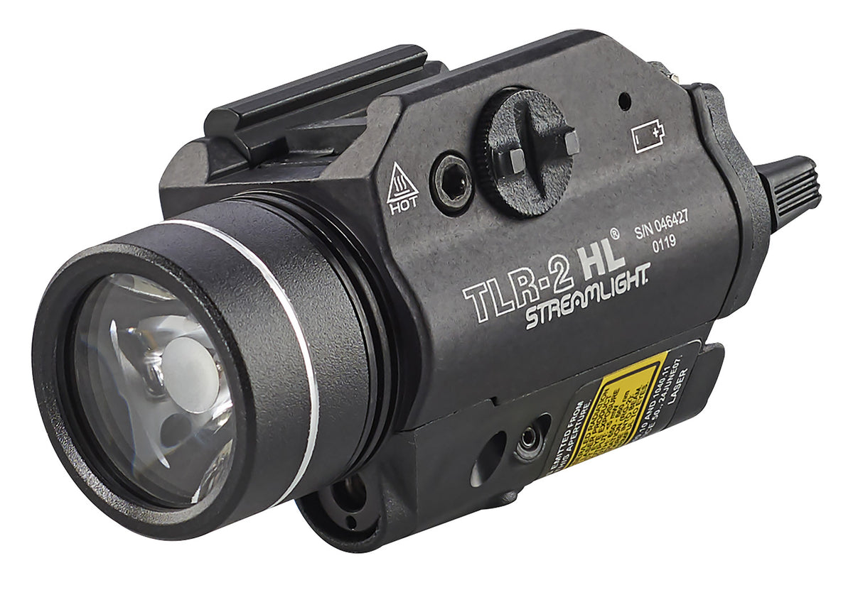 Streamlight 69261 TLR-2 HL Rail-Mounted Light Black 1000 Lumens High Power LED Red Laser