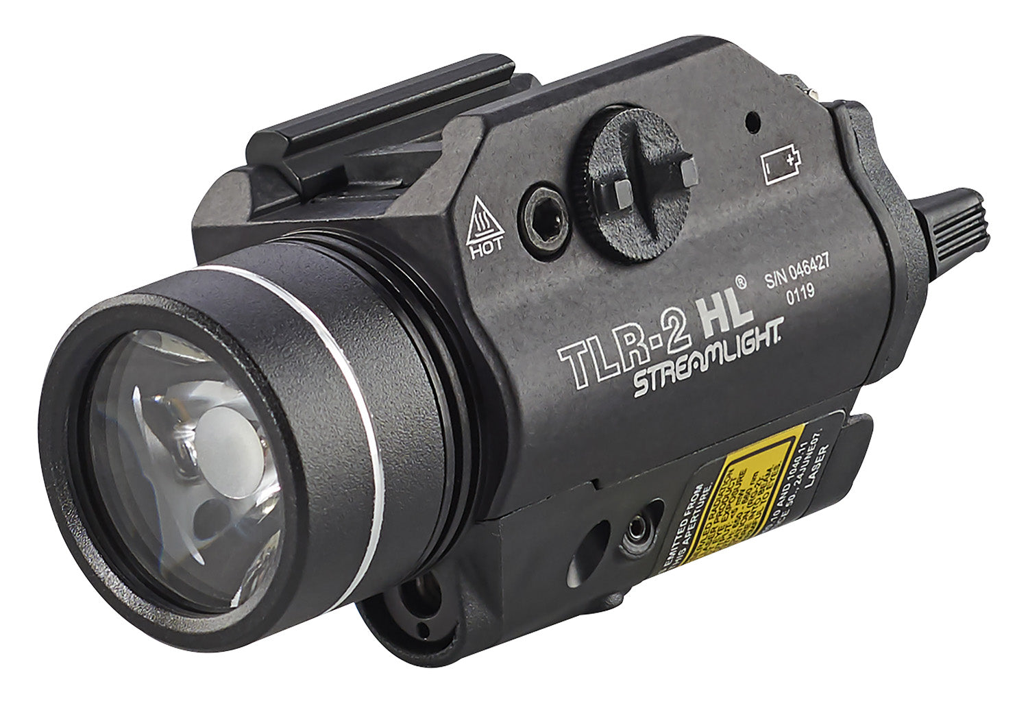 Streamlight 69261 TLR-2 HL Rail-Mounted Light Black 1000 Lumens High Power LED Red Laser
