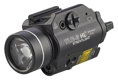 Streamlight 69261 TLR-2 HL Rail-Mounted Light Black 1000 Lumens High Power LED Red Laser