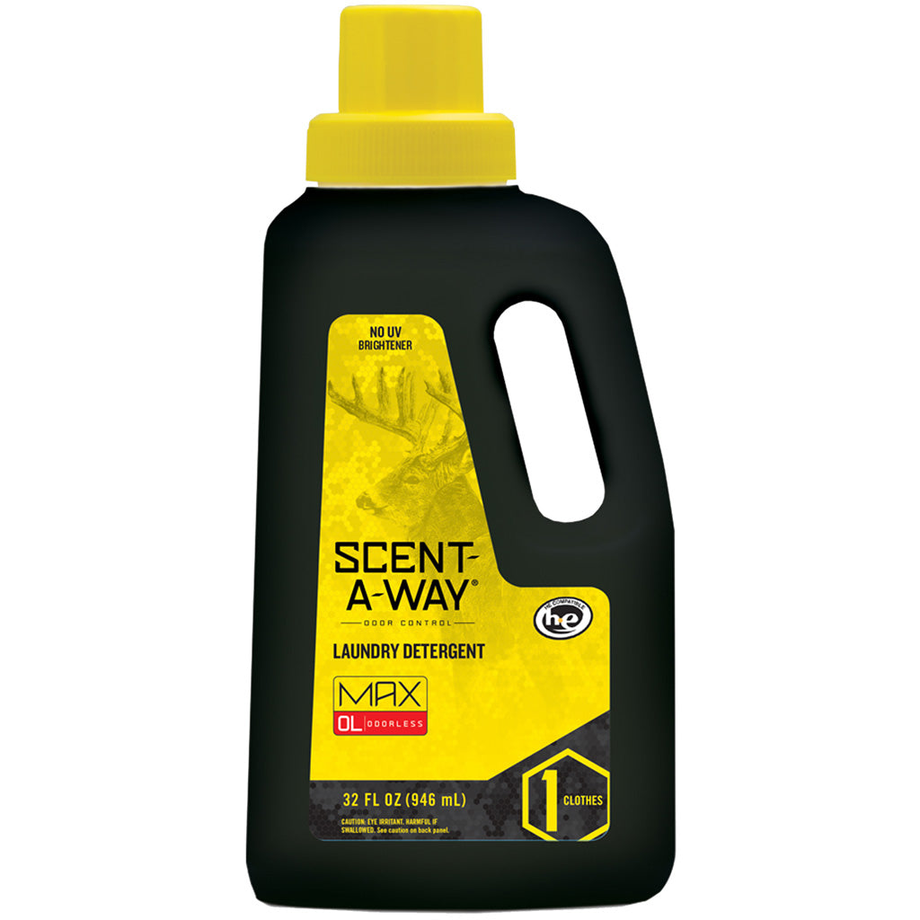 Scent-A-Way MAX Hunting Laundry Detergent Odorless 32 oz.