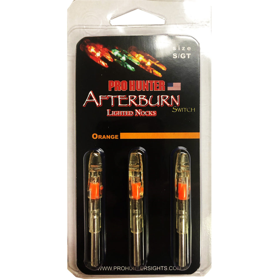 GWS Waterproof Lighted Nocks Orange S 3 pk.
