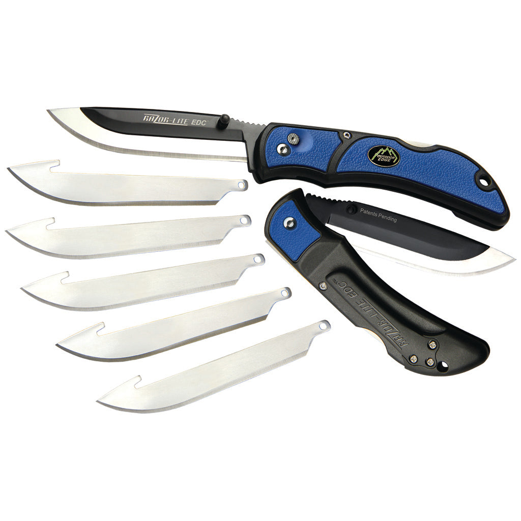 Outdoor Edge Razor-Lite EDC Pocket Knife Blue 3 in.