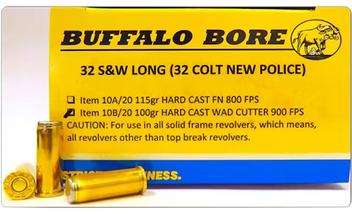 Buffalo Bore .460 S&W Mag Personal Defense 360 grain Lead Flat Nose ammunition