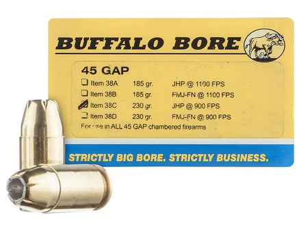 Buffalo Bore .45 Long Colt Personal Defense 230 grain Jacketed Hollow Point ammunition