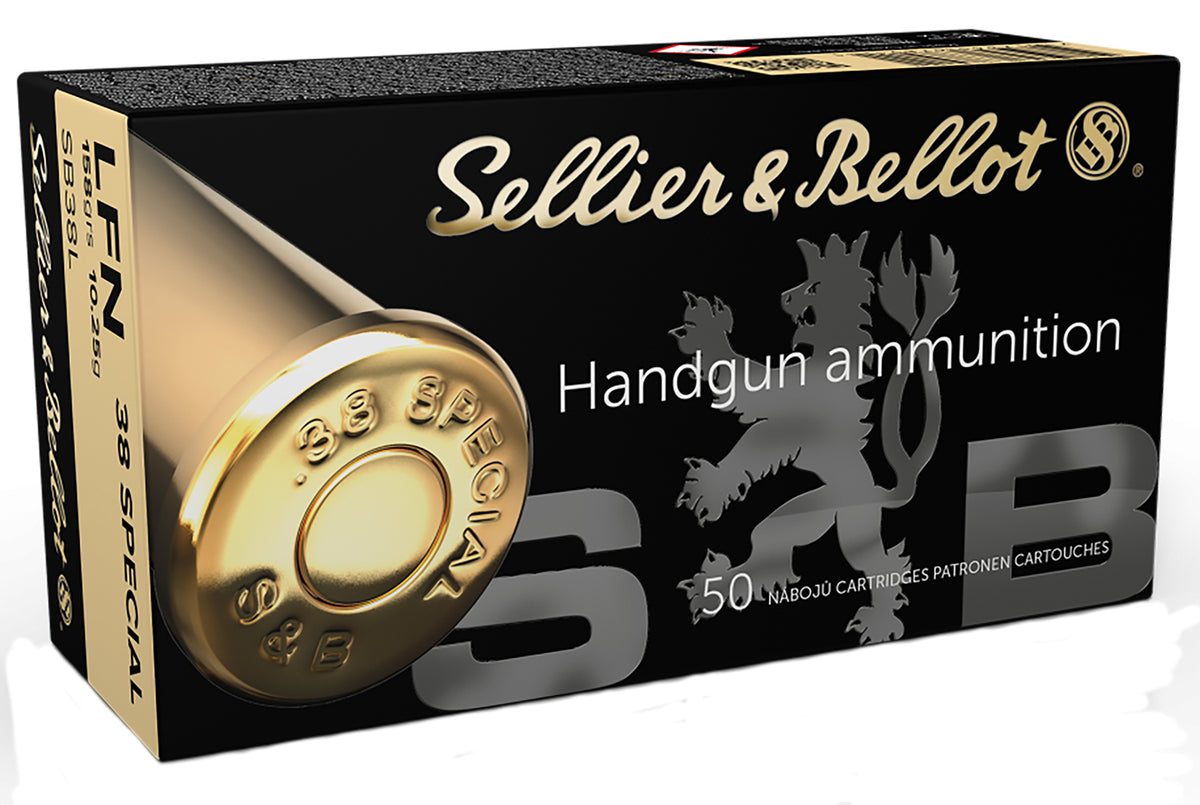 Sellier & Bellot (S&B)  Lead Flat Nose 158 Grain .38 Special 938 fps 754908500741
