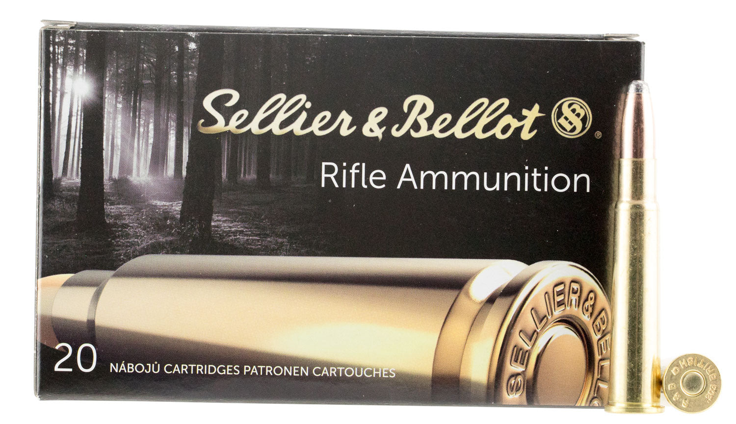 Sellier and Bellot .303 British Rifle 180 grain Soft Point ammunition