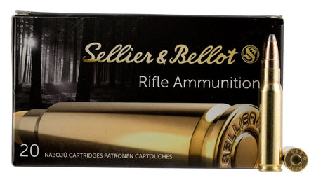 Sellier and Bellot .308 Win / 7.62x51mm Rifle 180 grain Soft Point Cut-Through Edge ammunition