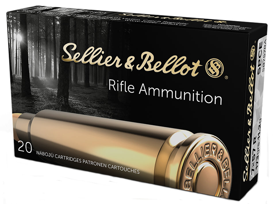Sellier & Bellot (S&B)  Soft Point Cut Through Edge 173 Grain 7x57mmR 2379 fps 754908511846