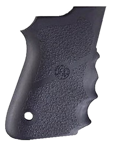 Hogue 69000 Rubber Pistol Grip Black with Finger Grooves for S&W 6906 Shorty 40 and 4013 TSW
