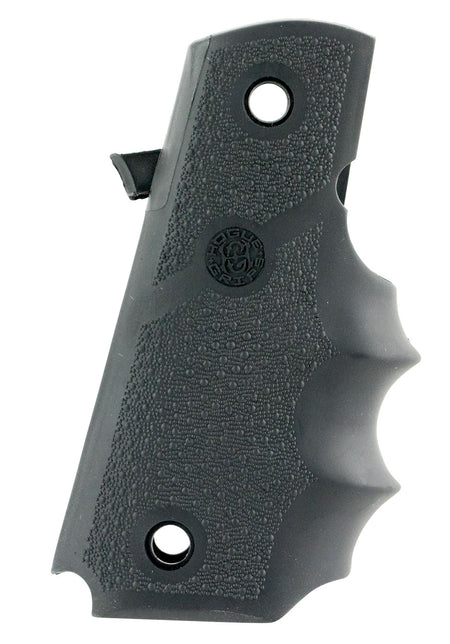 Hogue 14000 Rubber Pistol Grip Black with Finger Grooves for Para Ordnance P-14