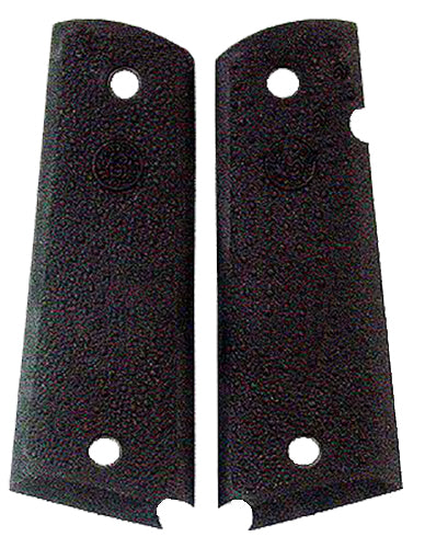 Hogue 45090 Black Rubber OverMolded Grip Panels Cobblestone for 1911 Government