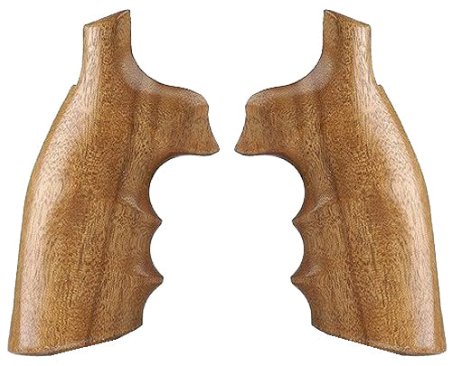 Hogue 10200 Fancy Hardwood Goncalo Alves Grip Finger Grooves for S&W K L Frame Square Butt