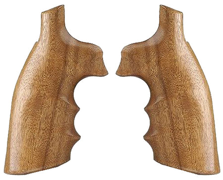 Hogue 10200 Fancy Hardwood Goncalo Alves Grip Finger Grooves for S&W K L Frame Square Butt