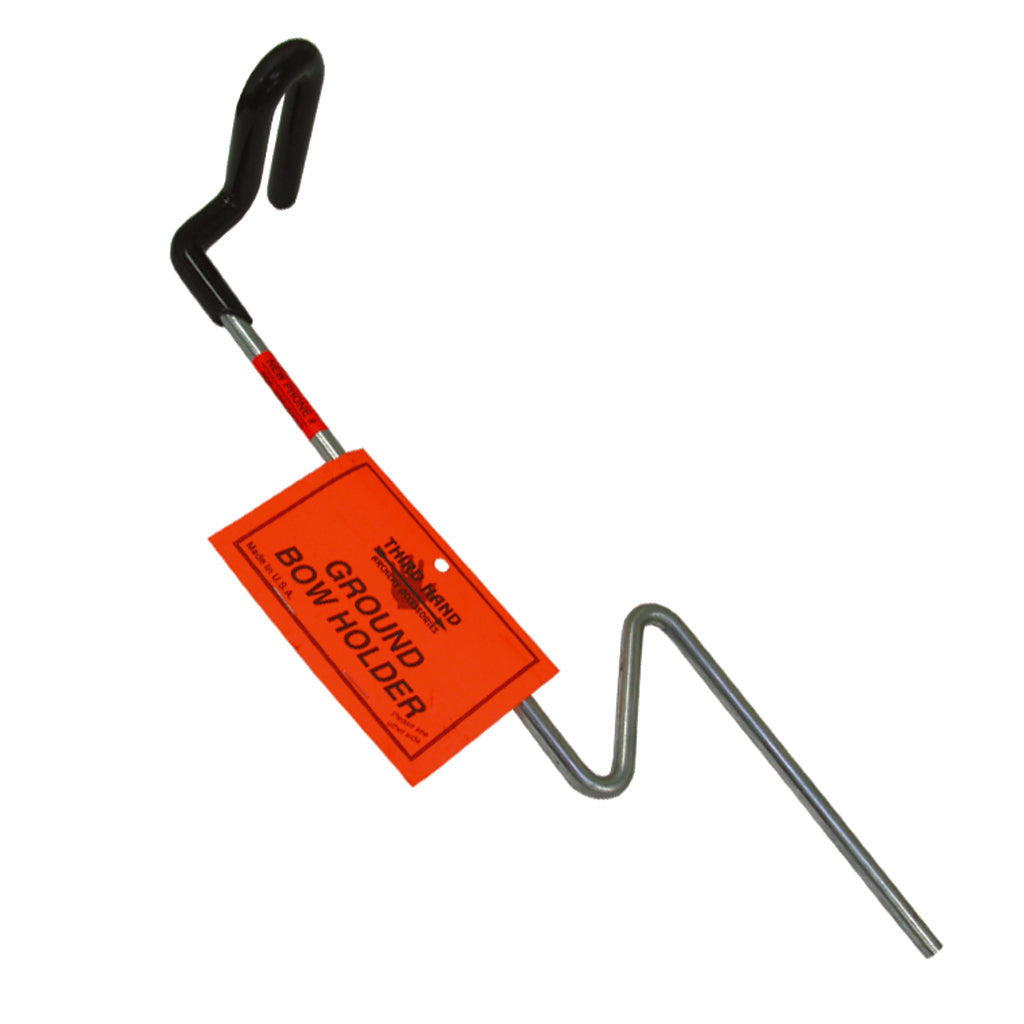 Third Hand Ground Bow Holder Black Rubber Finish