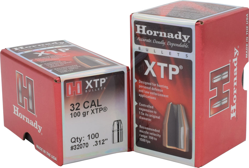 Hornady 32070 XTP .312 100gr Hollow Point Reloading Bullets 100 Per Box