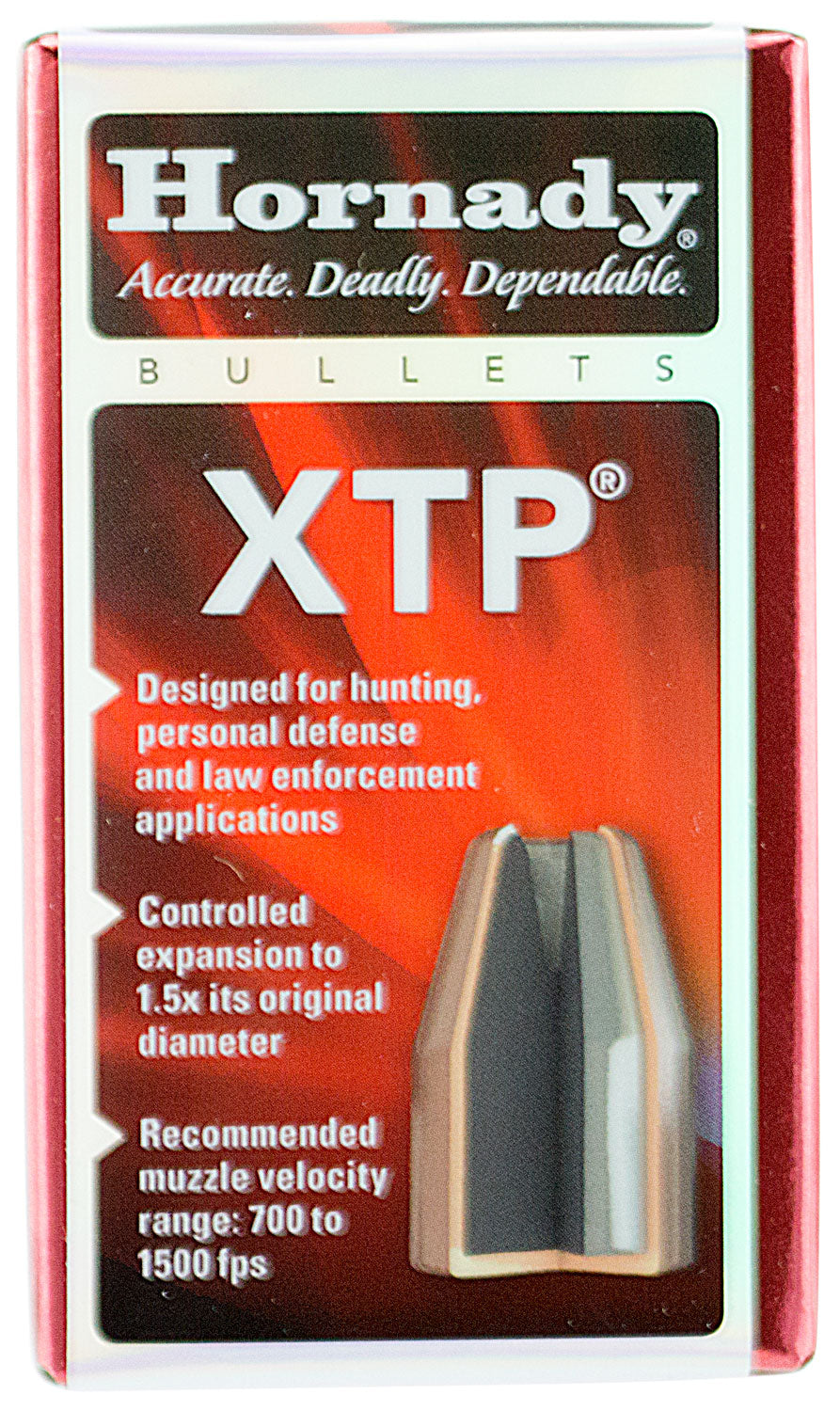 Hornady 35500 XTP .355 90gr Hollow Point Reloading Bullets 100 Per Box