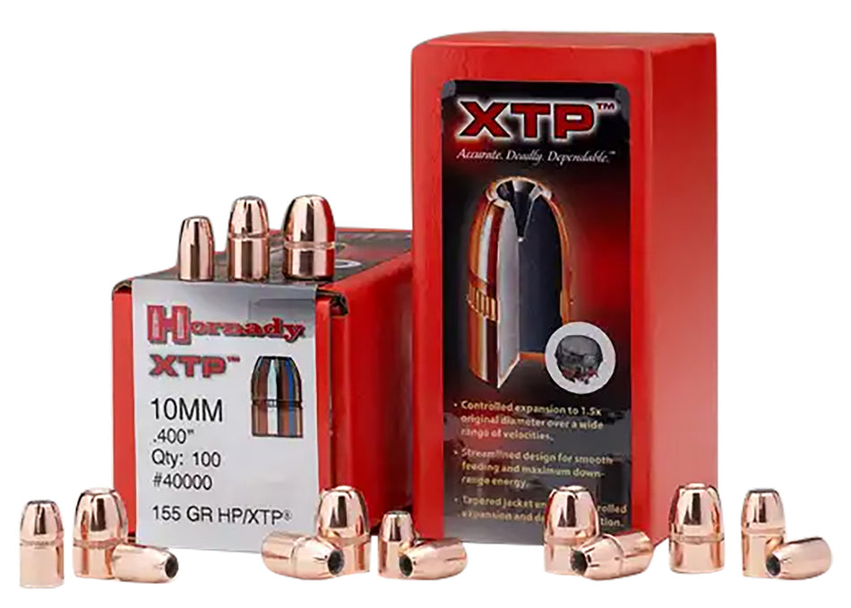 Hornady XTP 9mm .355 Diameter 147 Grain Hollow Point Projectiles 100/Box