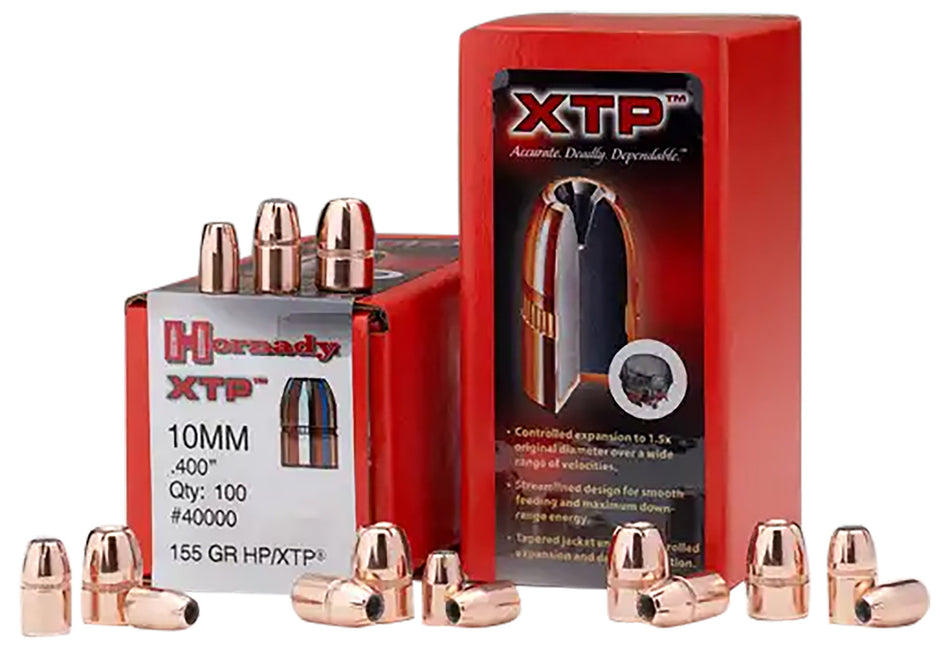 Hornady 35740 XTP .357 Diameter 140 gr HP Component Bullets 100 Per Box
