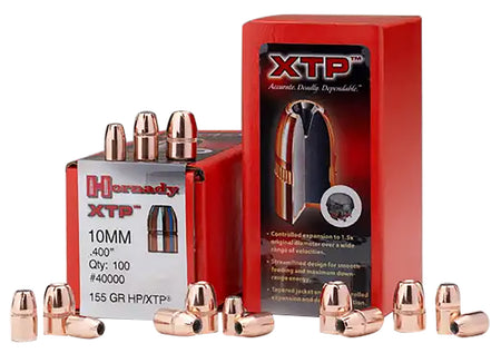 Hornady 35750 XTP .357 Diameter 158 gr HP Component Bullets 100 Per Box