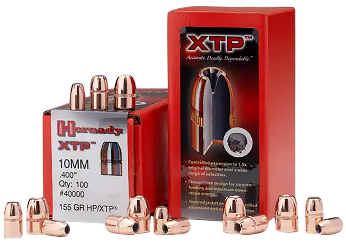 Hornady 40060 XTP .400 Diameter 200 gr HP Component Bullets 100 Per Box