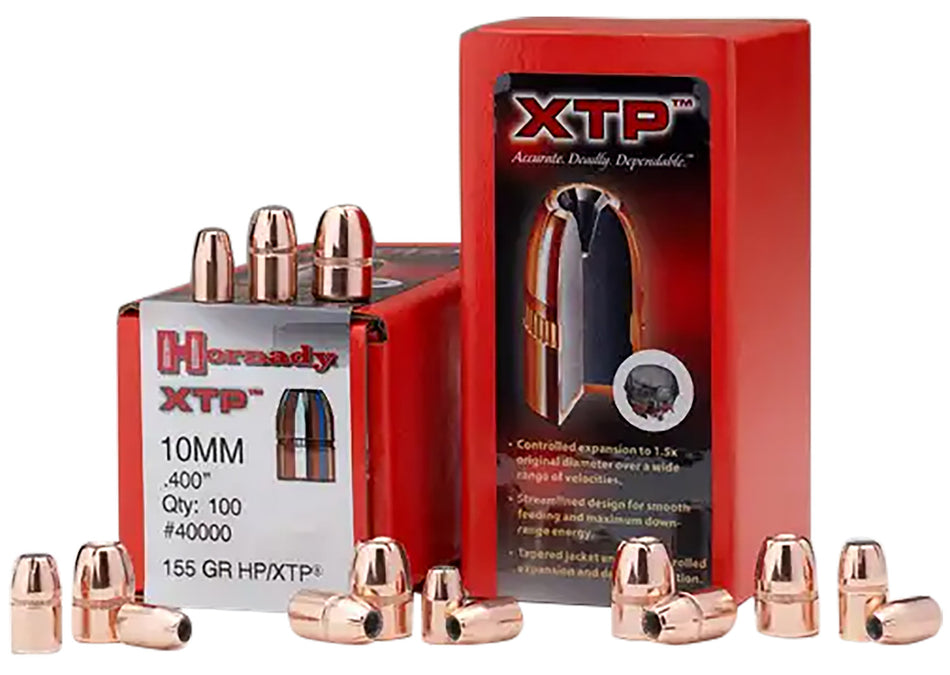 Hornady 40060 XTP .400 Diameter 200 gr HP Component Bullets 100 Per Box
