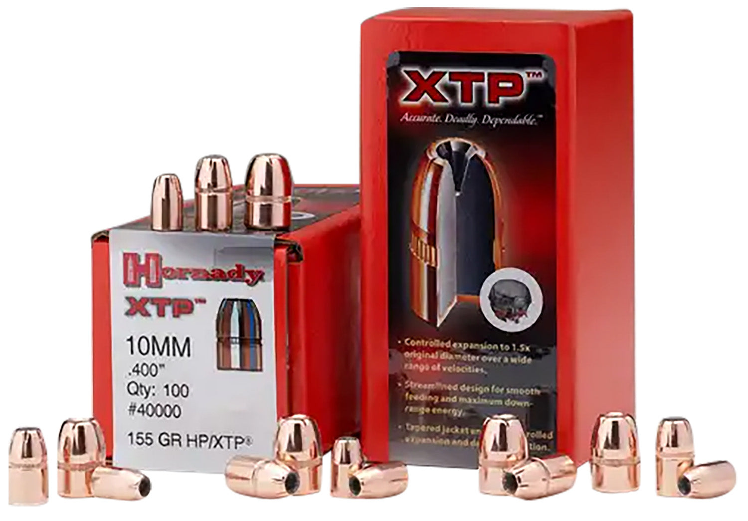 Hornady 44200 XTP .430 Diameter 240 gr HP Component Bullets 100 Per Box