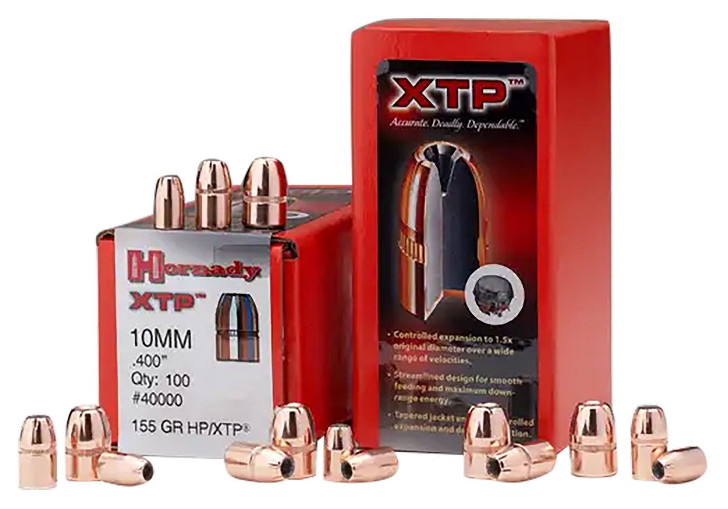 Hornady 45140 XTP .451 Diameter 200 gr HP Component Bullets 100 Per Box