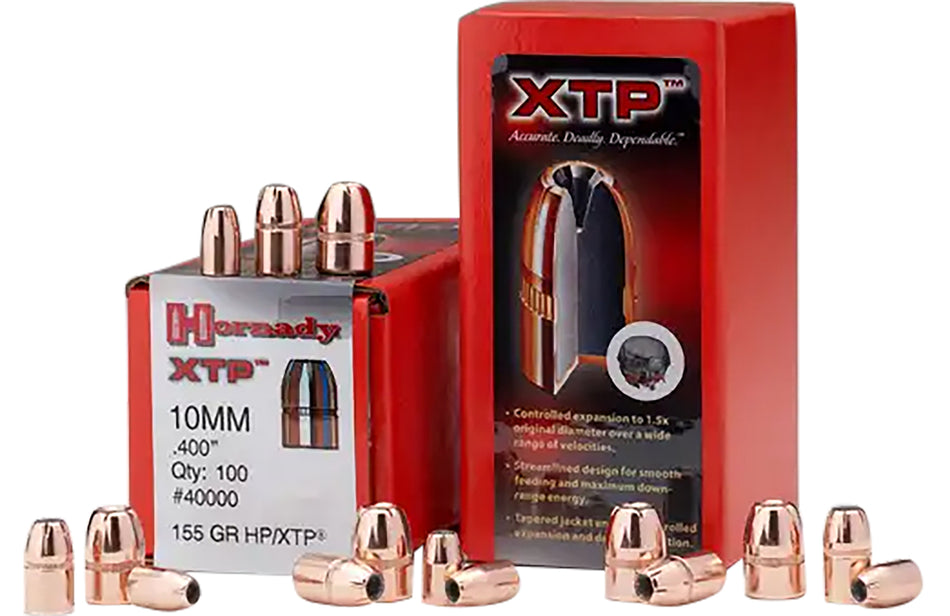 Hornady 45200 XTP .452 Diameter 250 gr HP Component Bullets 100 Per Box