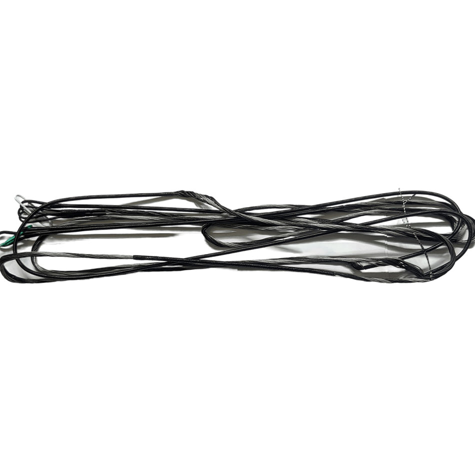 J and D D97 String and Cable Kit for Genesis Bow Black/Silver
