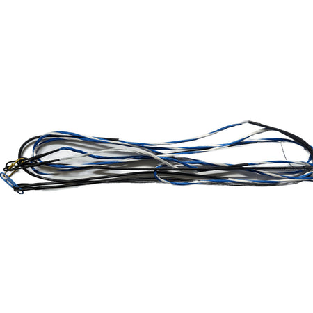 J and D D97 String and Cable Kit for Genesis Bow White/Royal Blue