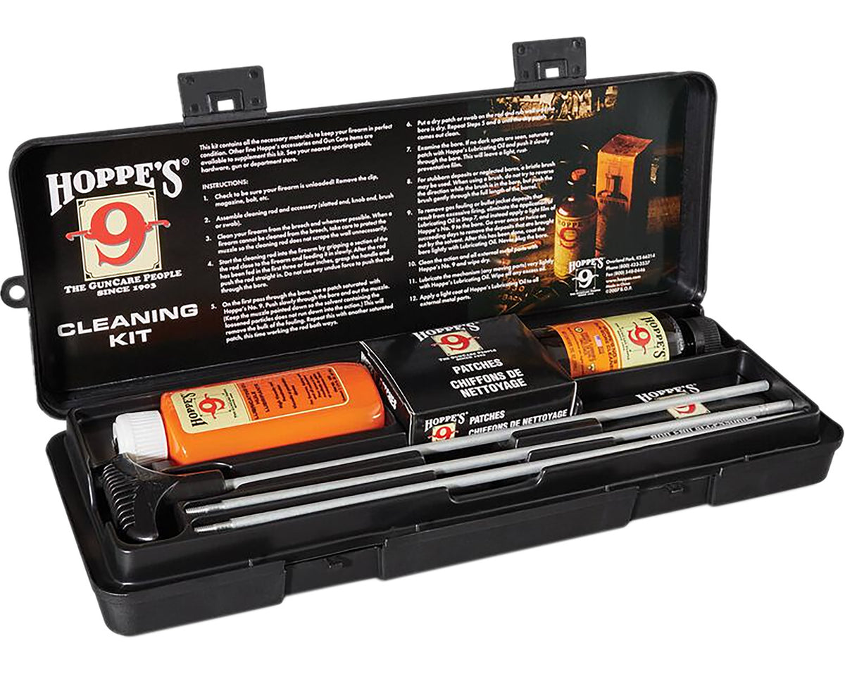 Hoppe's UO All-Caliber Rifle/Shotgun Cleaning Kit, Includes Storage Box