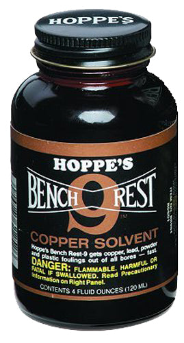 Hoppe's Bench Rest 9 Copper Bore Solvent 5oz Bottle Pack of 10