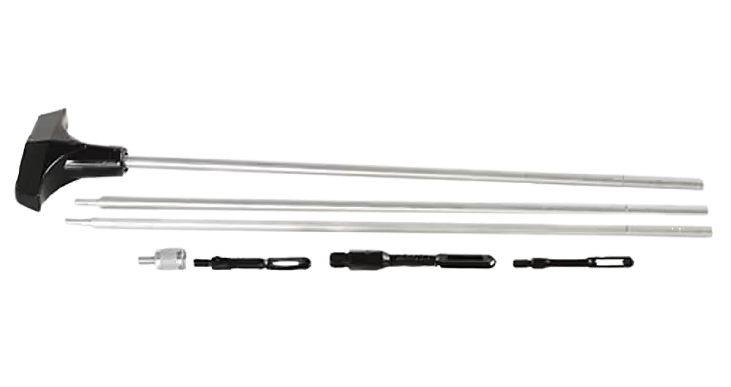 Hoppe's 3PSS Three-Piece Stainless Cleaning Rod Universal Firearms 22 Cal and Up