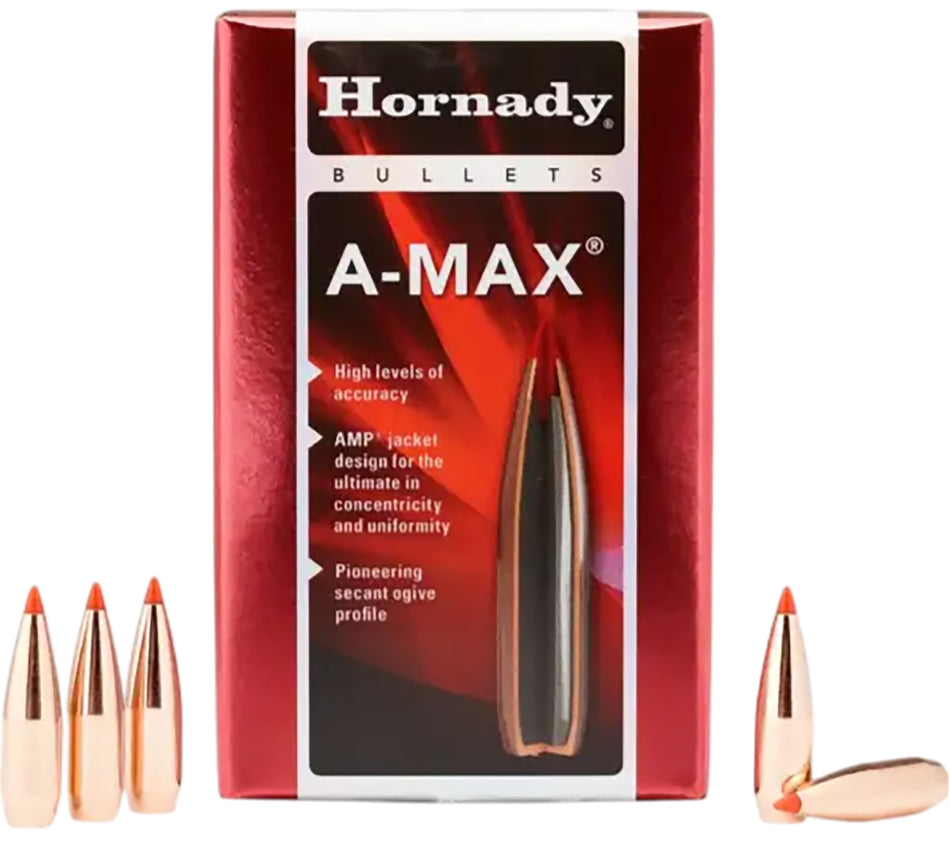 Hornady 30502 A-MAX .308 168 Grain Match Bullets 100 Per Box