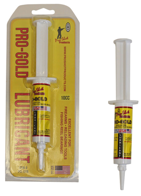 Pro-Shot PGLSYR Pro-Gold 10 cc Needle Oiler Firearm Lubricant Grease