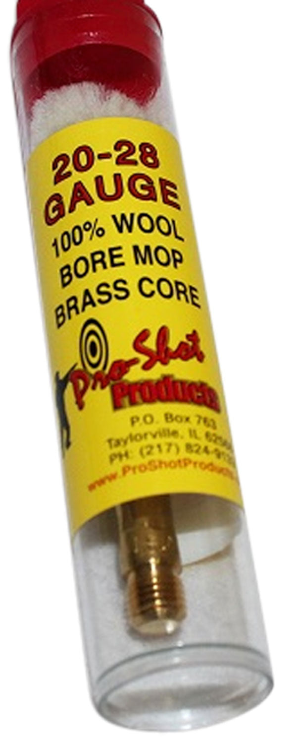 Pro-Shot Shotgun Bore Mop MP20 20 28 Gauge Cotton 1.75" #5/16-27 Thread