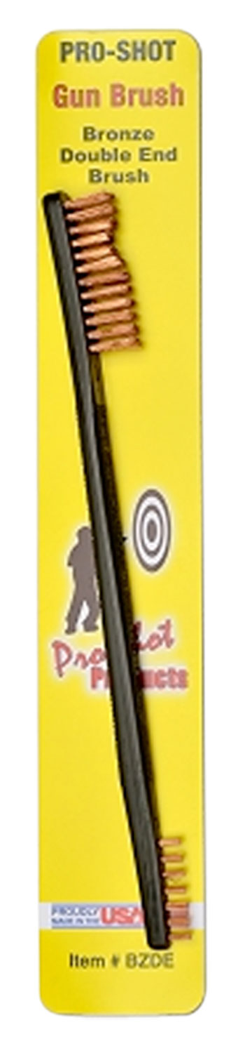 Pro-Shot BZDE Bronze Bristle Double Ended Universal Firearm Brush