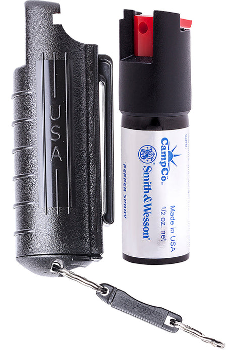 S&W Pepper Spray 1403 0.50 oz with Plastic Case and Key Chain Quick Release