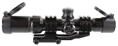 Aim Sports JTHR1 1.5-4x30mm Recon CQB Black 30mm Tri-Illuminated Riflescope