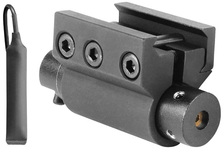 Aim Sports LH002 Red Rifle Pistol Rail Laser Sight Windage Elevation Adjustable Black