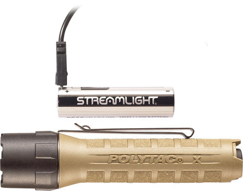 Streamlight Poly-Tac X White LED Coyote Brown USB Flashlight